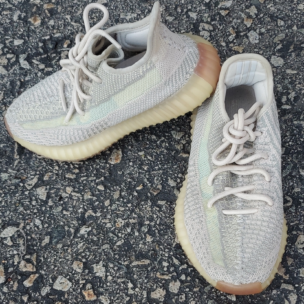 Adidas FW 3042 Yeezy Boost V2 350 Citrin Sneakers Size 6